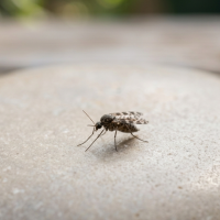 a no-see-um on a rock
