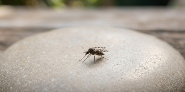 a no-see-um on a rock